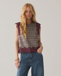 Plaid Top