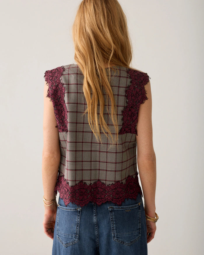 Plaid Top