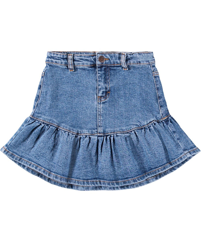 Bridget Washed Vintage Denim Skirt