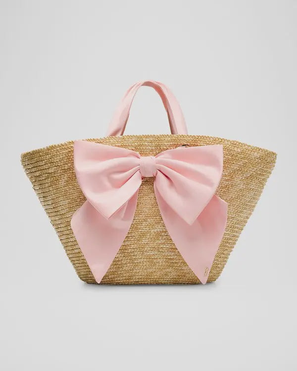 Carlotta Natural Straw Tote