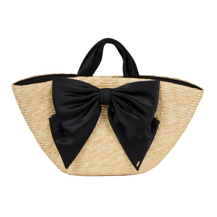 Carlotta Natural Straw Tote