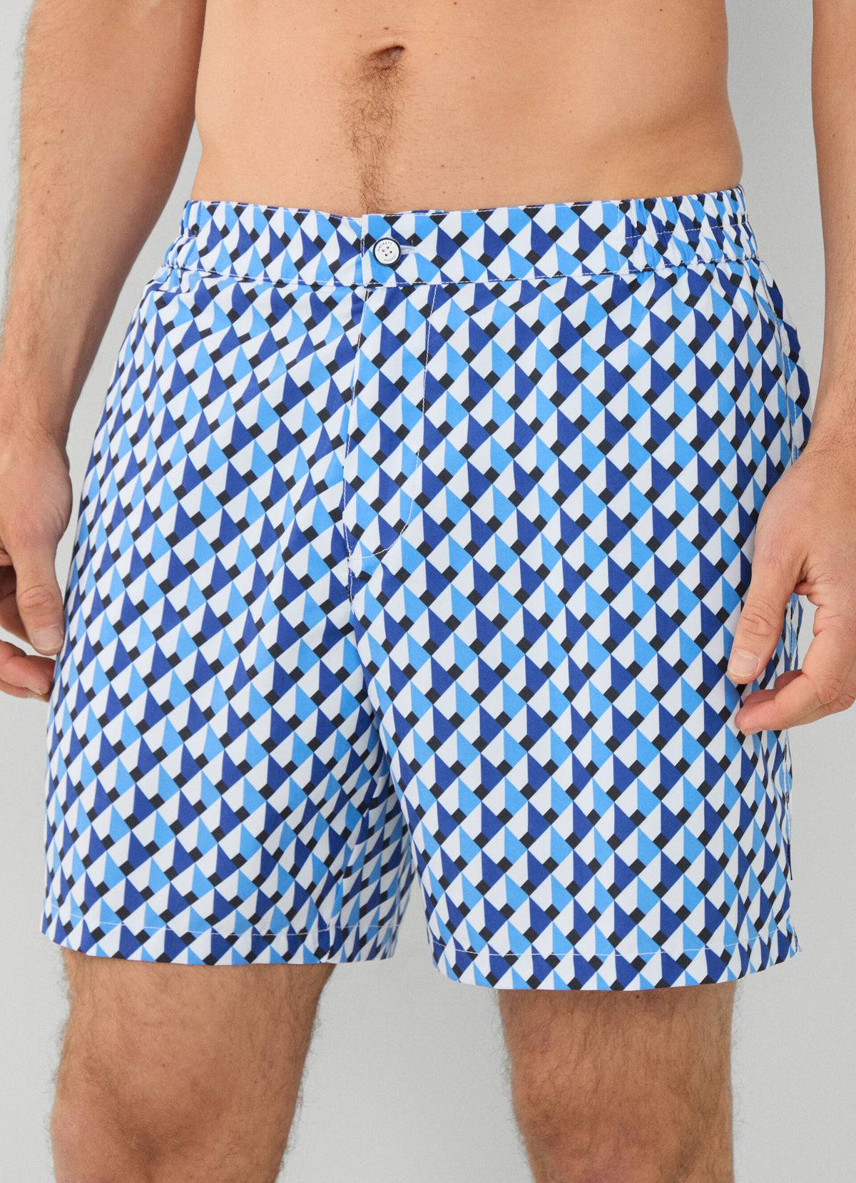 3D Cube Swim Shorts