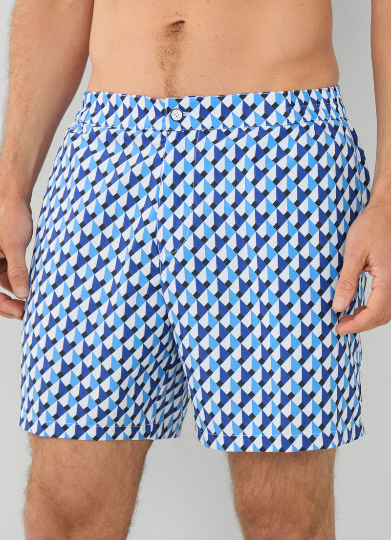 3D Cube Swim Shorts