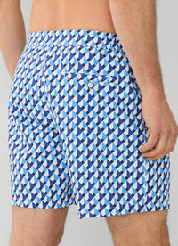 3D Cube Swim Shorts