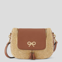 Raffia Vere Small Soft Satchel Cross-body