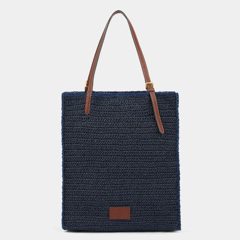 Anya Brands KP Peanuts Raffia Tote