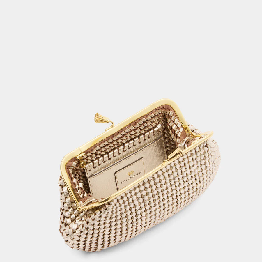 Maud Plaited Tassel Clutch