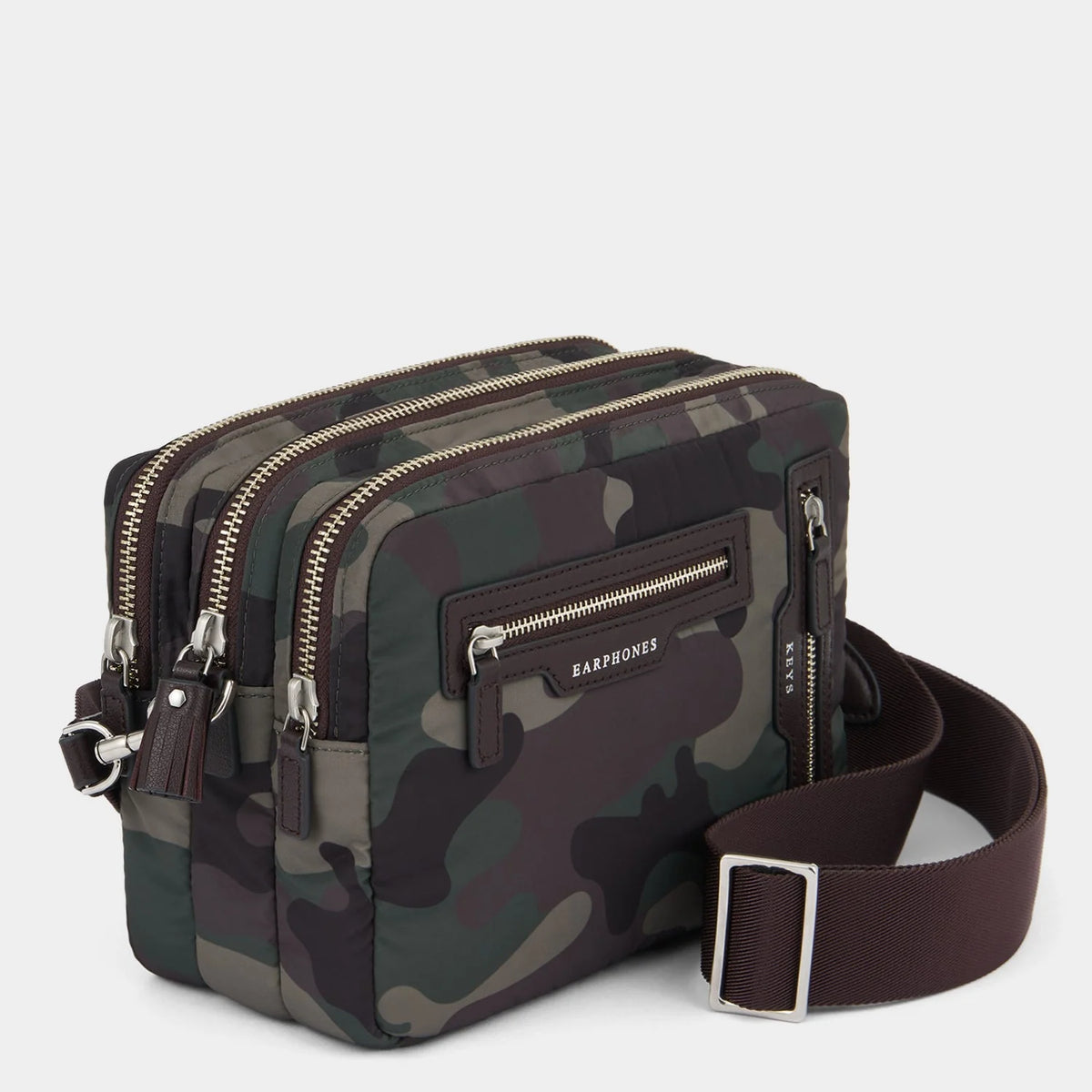 Triple Zip Cross-body