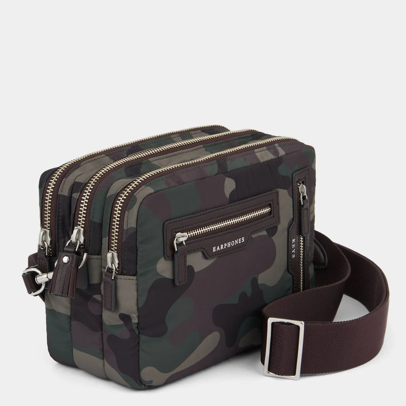 Triple Zip Cross-body