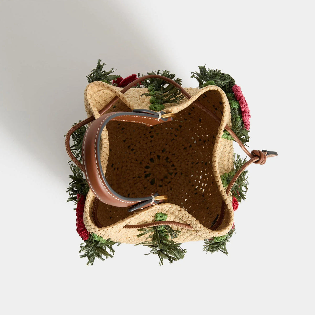 Raffia Cactus Cross-body