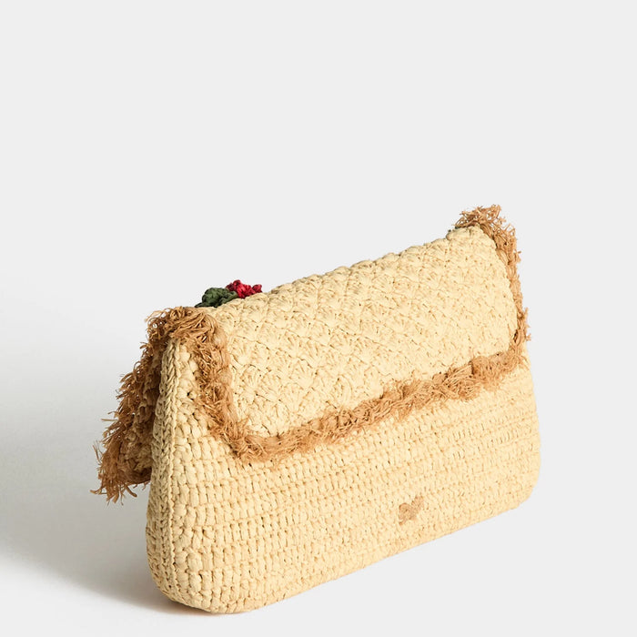 Raffia Cactus Clutch