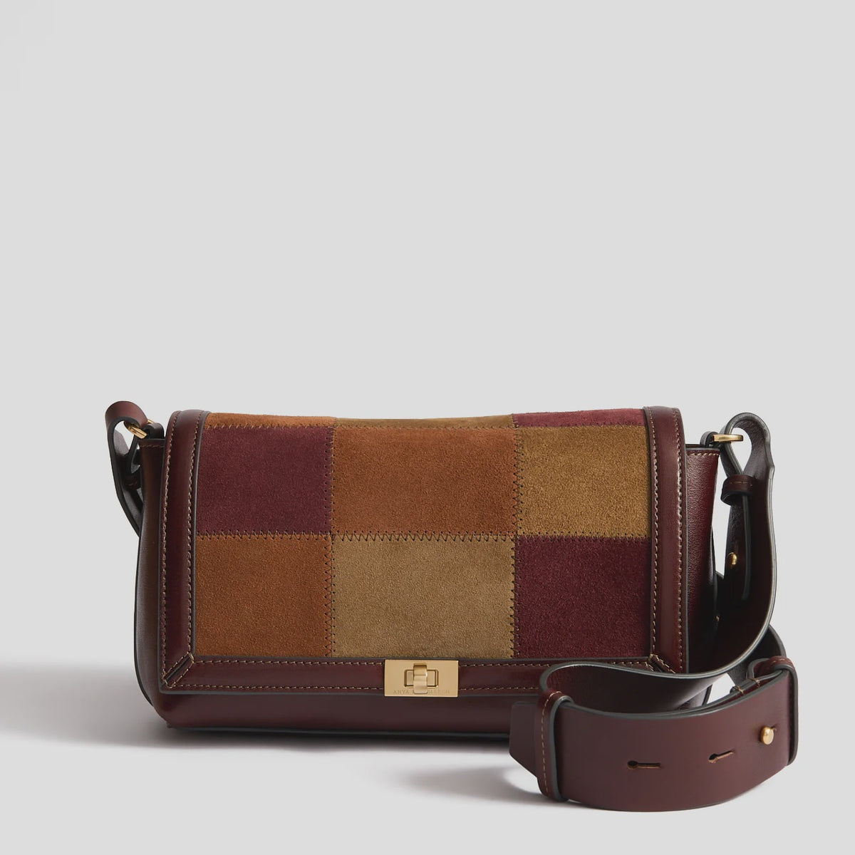 Mortimer Patchwork Suede Crossbody