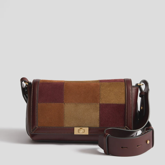 Mortimer Patchwork Suede Crossbody