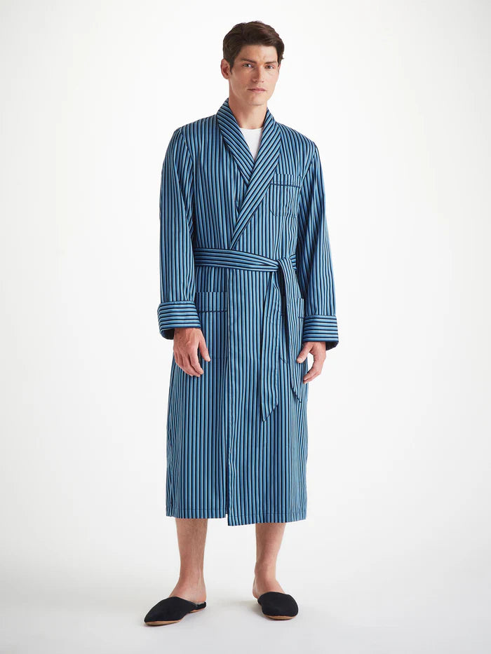 Men's Dressing Gown Blue