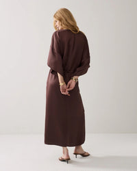 Midi Dress in Silky Fabric