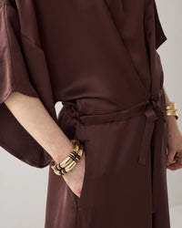Midi Dress in Silky Fabric