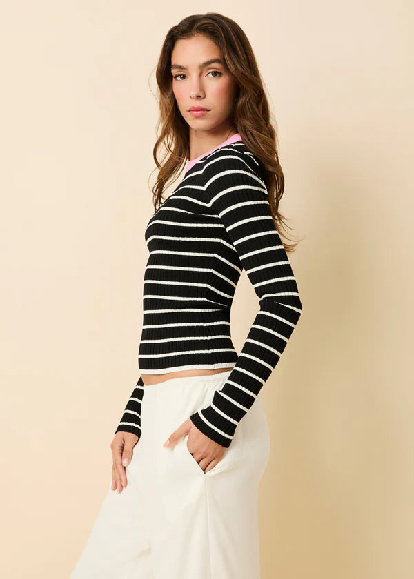 Dora Ribbed Knit Top