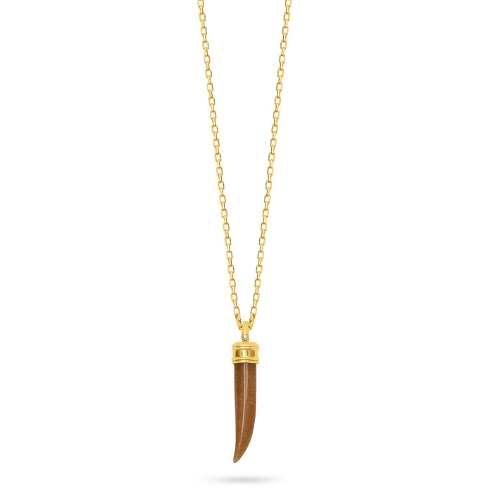 Tusk Pendant Necklace