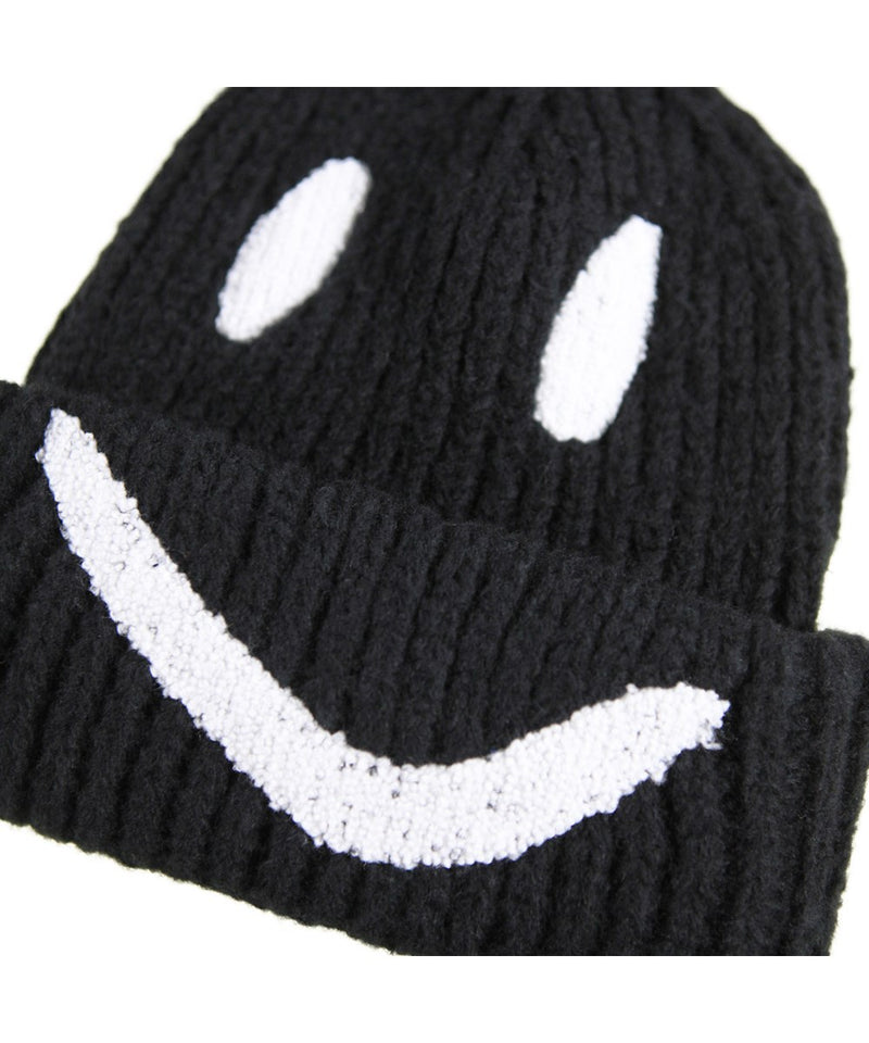 Kim Smiley Face Beanie