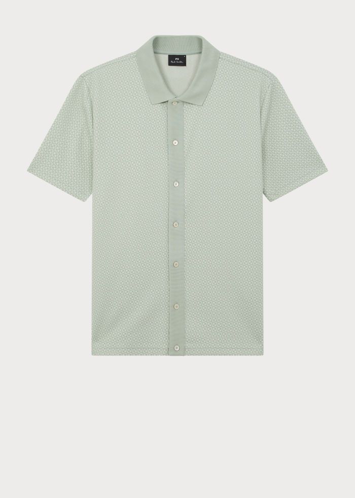 Button Front Polo Shirt