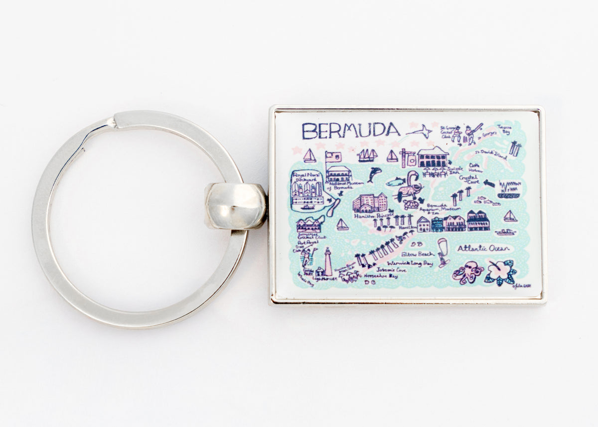 Julia Gash Metal Keyring
