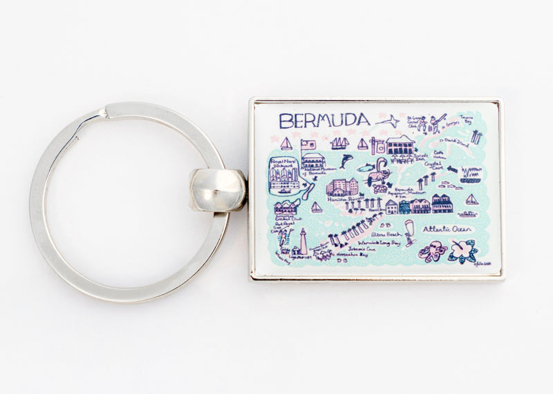 Julia Gash Metal Keyring