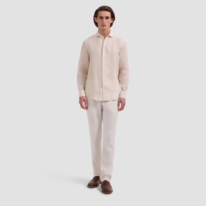 Alvin Linen Jacquard Shirt
