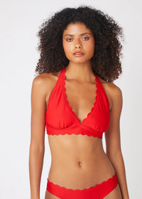 Amalfi Scallop Halterneck Top