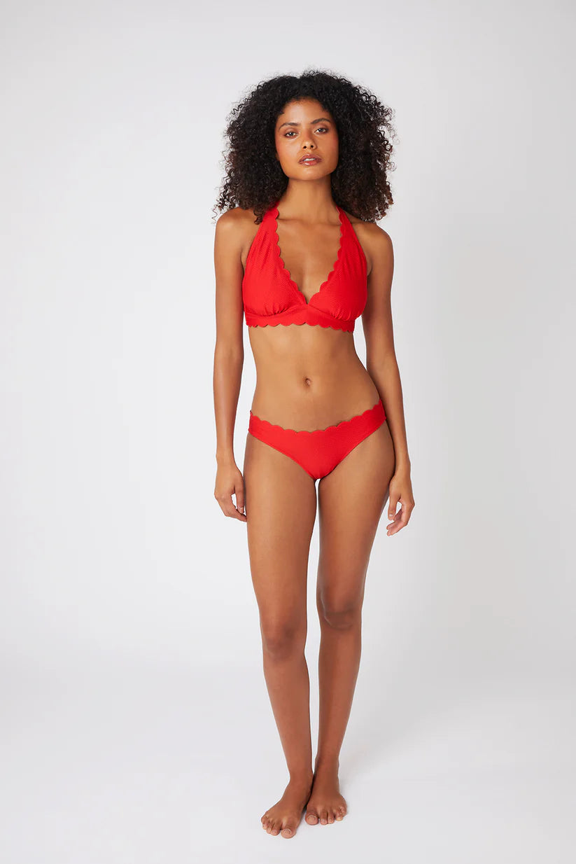 Amalfi Scallop Halterneck Top