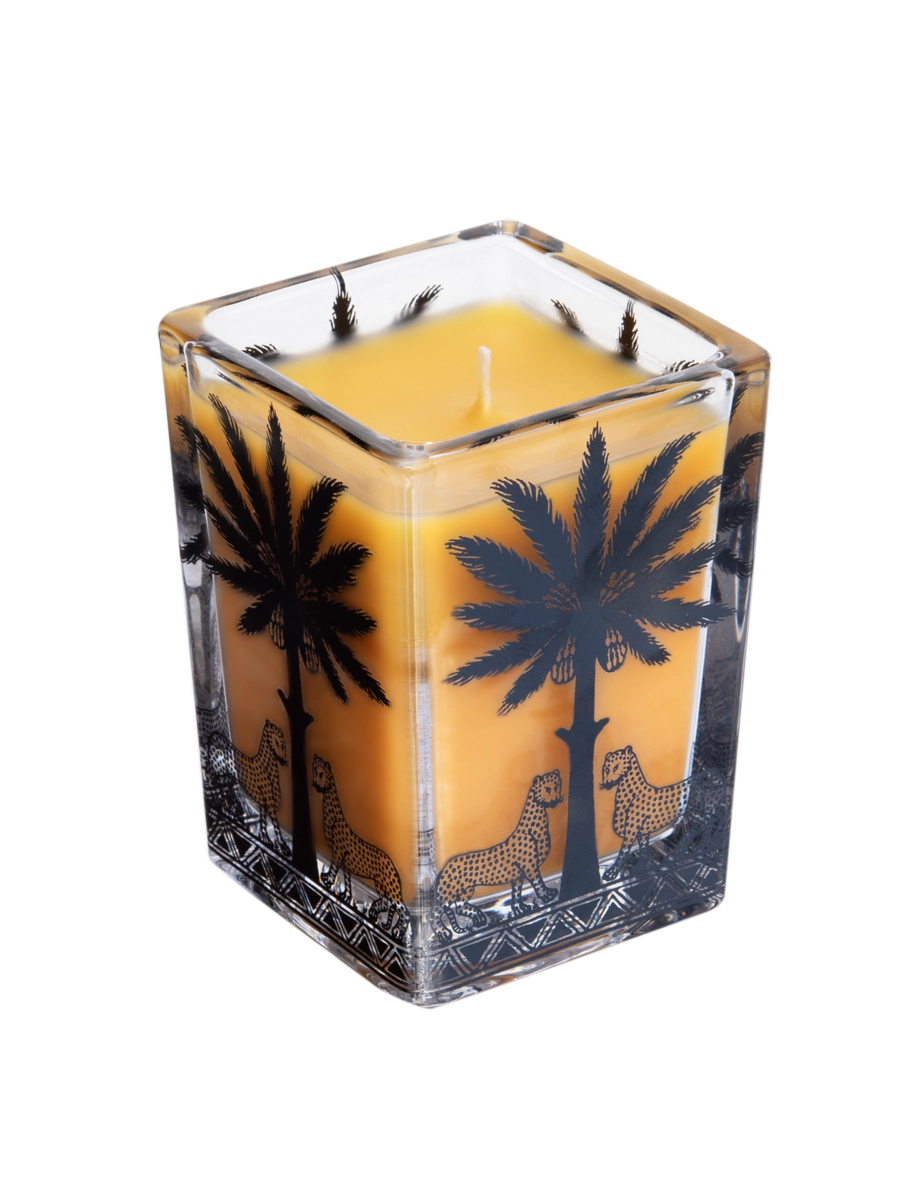 Ambra Nera Large Square Candle