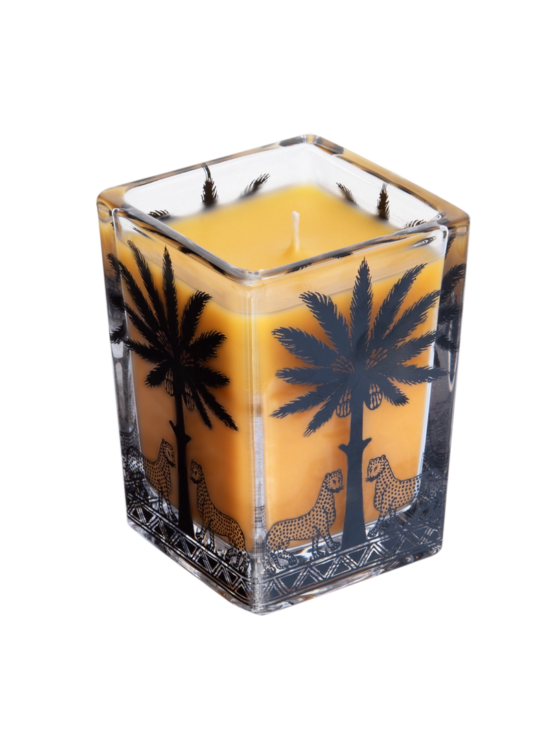 Ambra Nera Large Square Candle