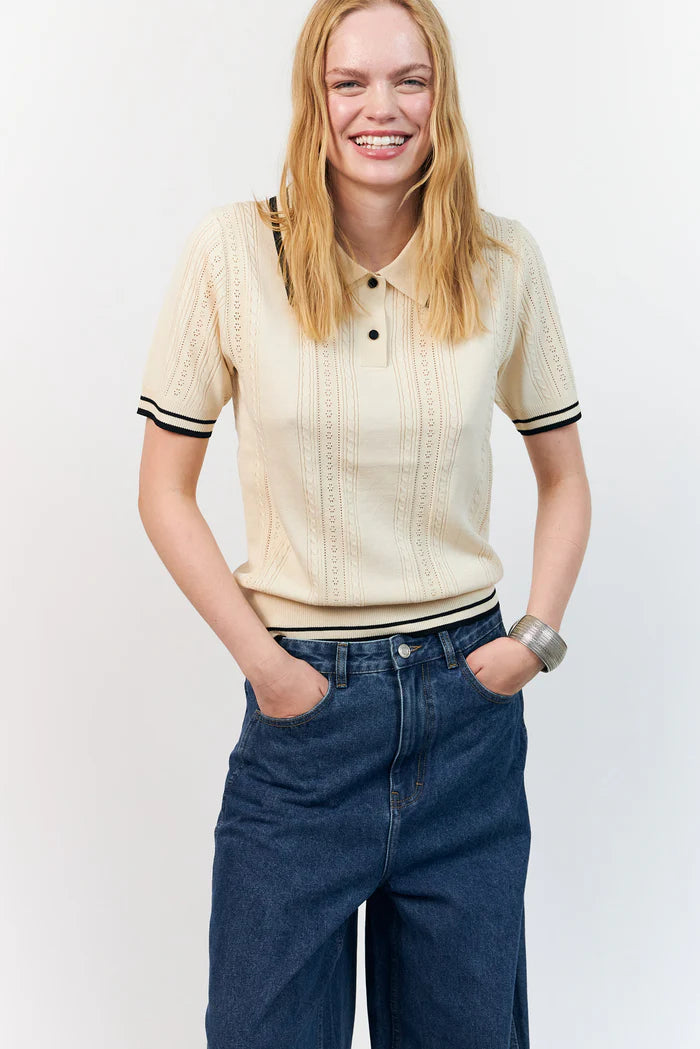 AndreaLL Polo Knit