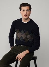 Argyle Crew Neck Jumper