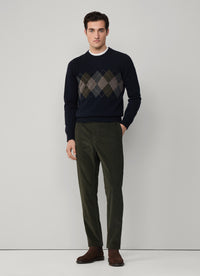 Argyle Crew Neck Jumper