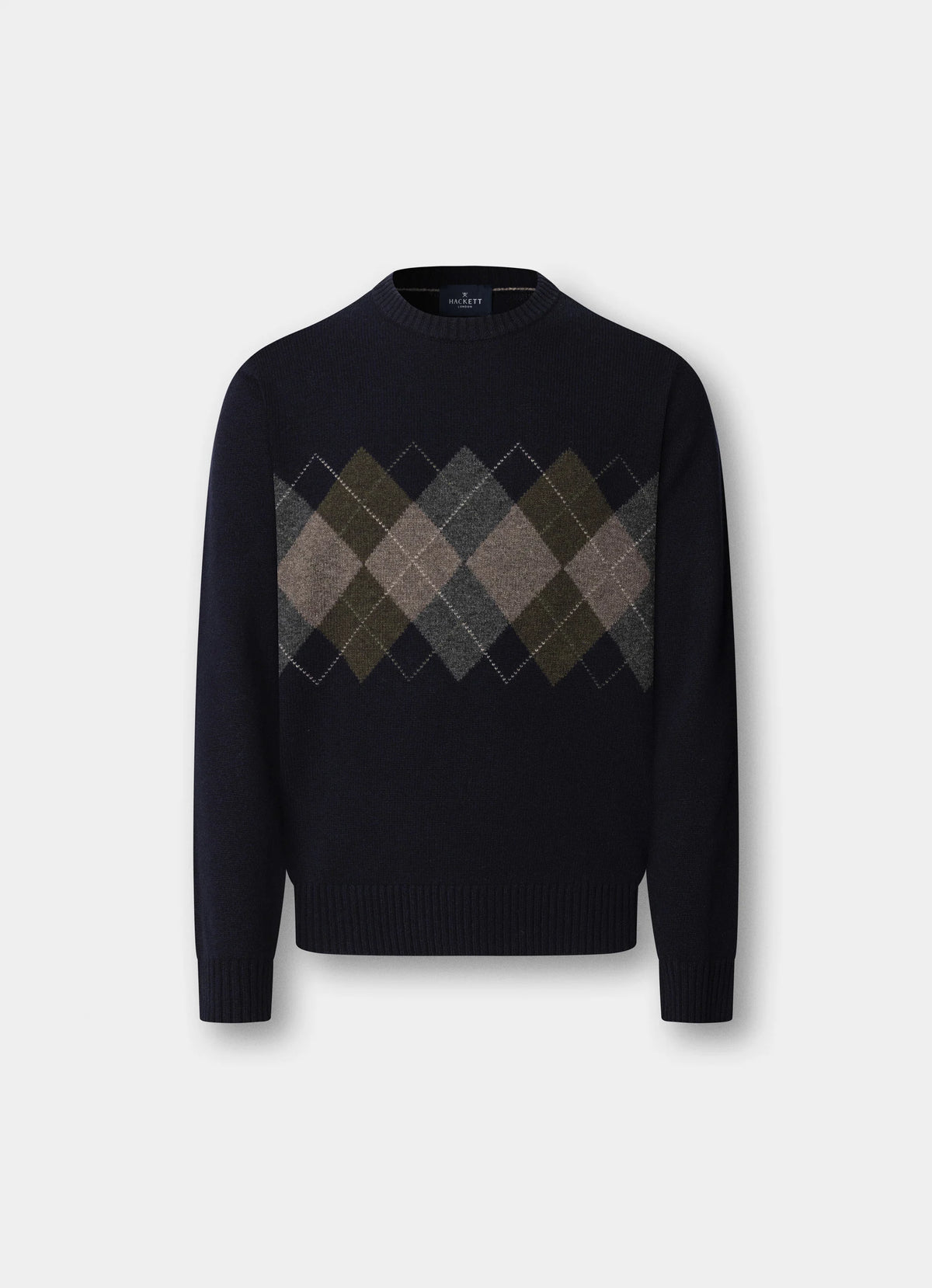 Argyle Crew Neck Jumper