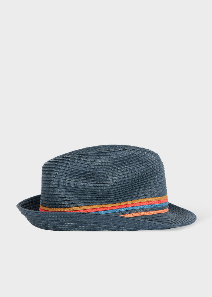 'Artist Stripe' Trim Trilby Hat