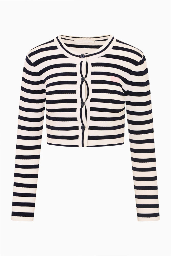 Avanette Striped Knit Cardigan