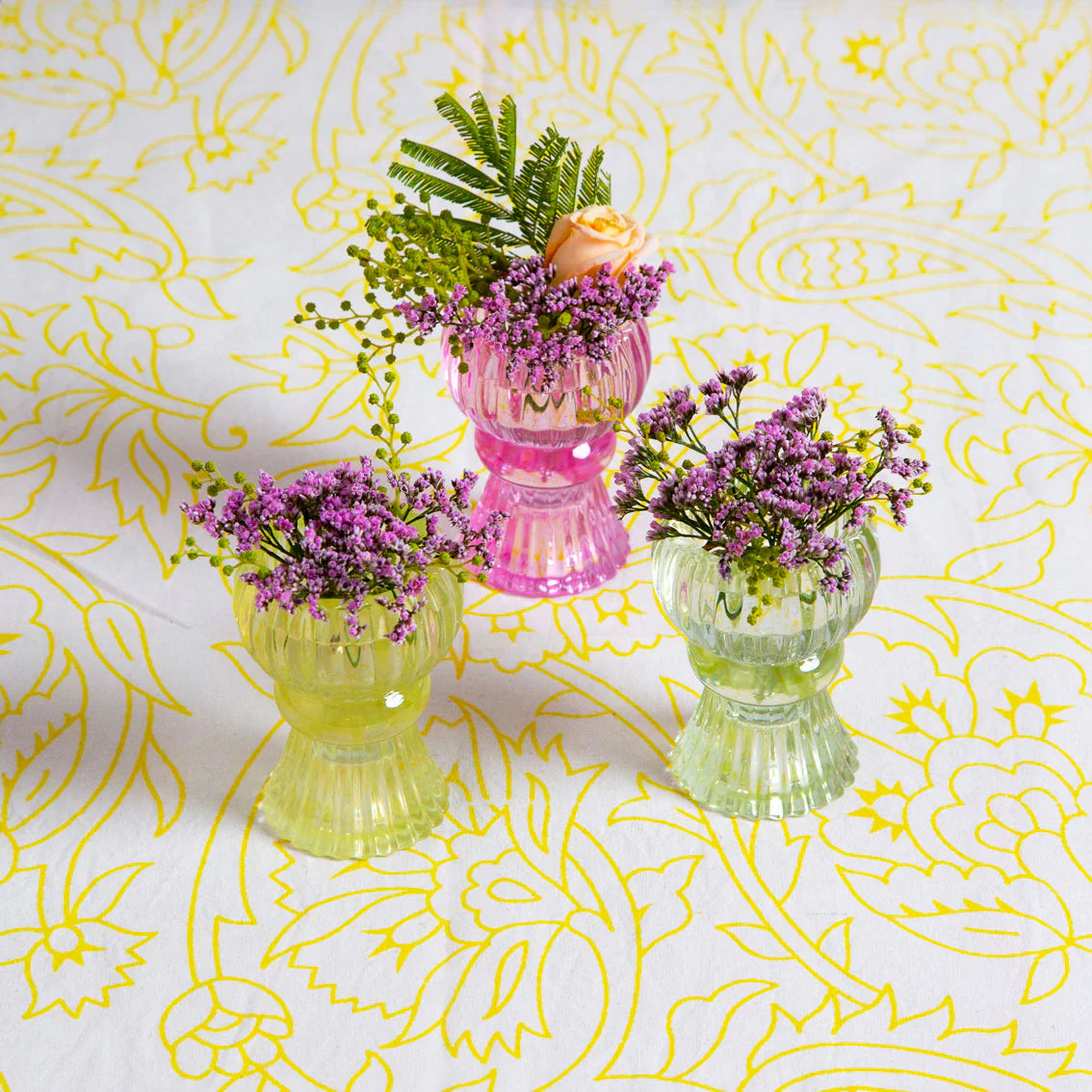 Glass Candle Holder - Small