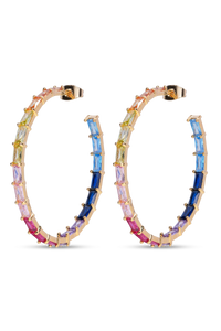 Baguette Chakra Earrings