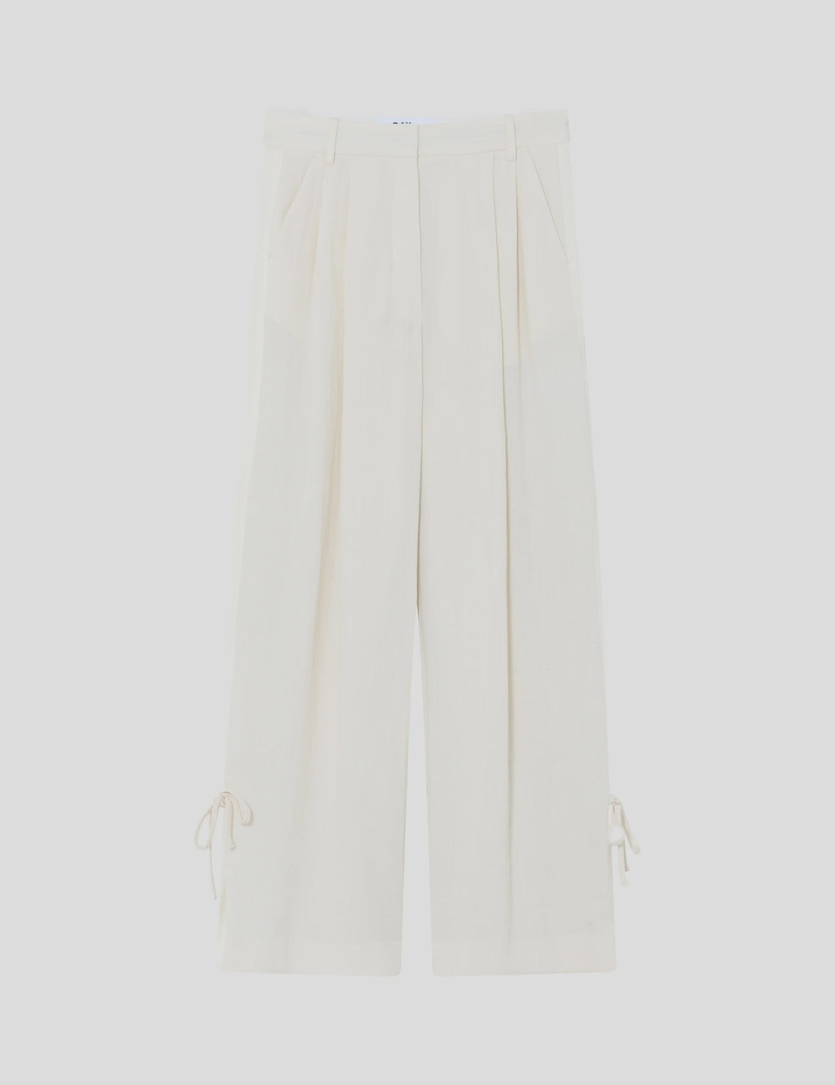 Belle Contrast Linen Pants