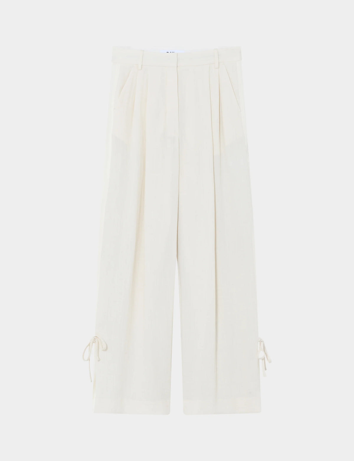 Belle Contrast Linen Pants