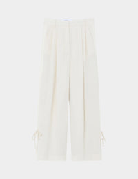 Belle Contrast Linen Pants