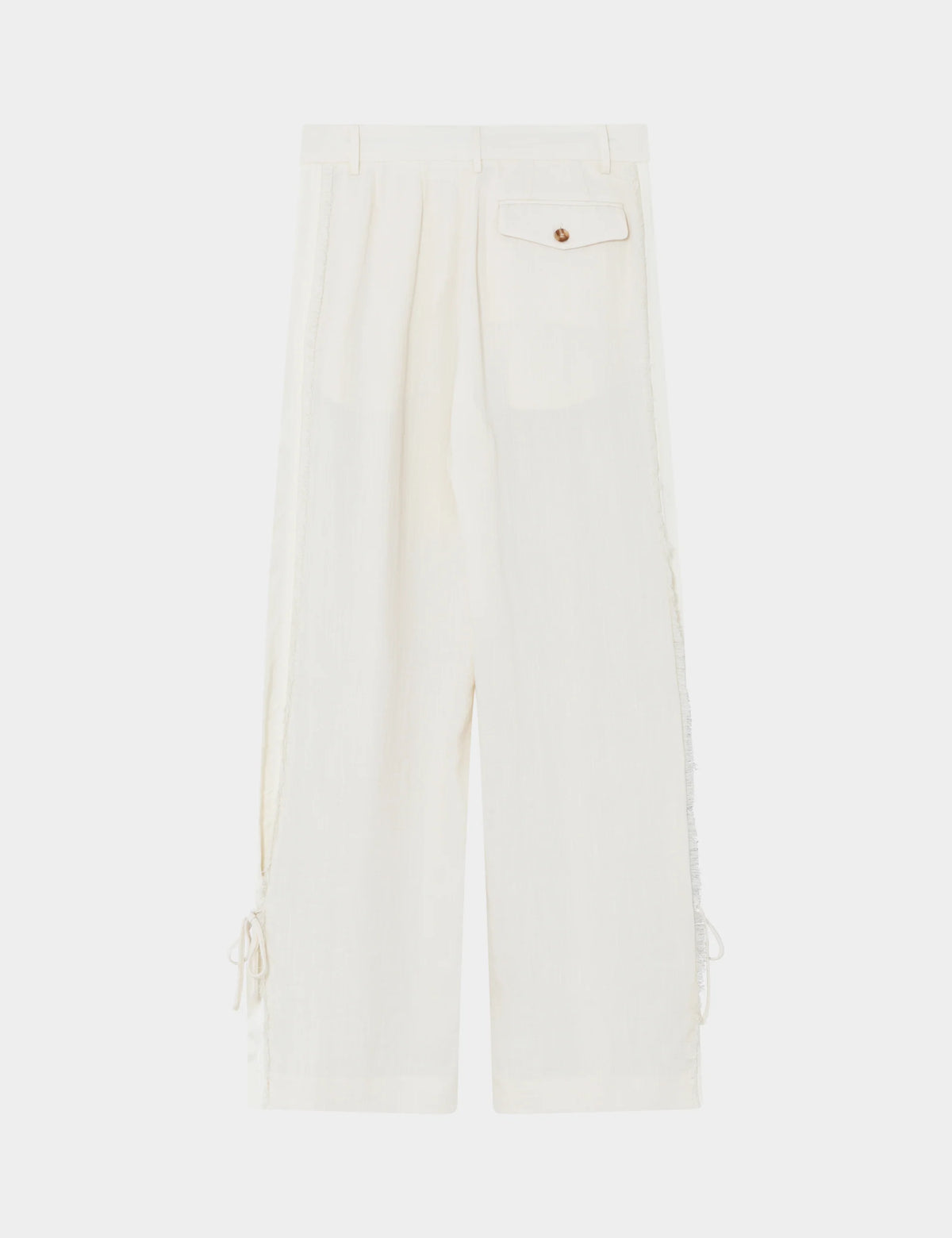 Belle Contrast Linen Pants