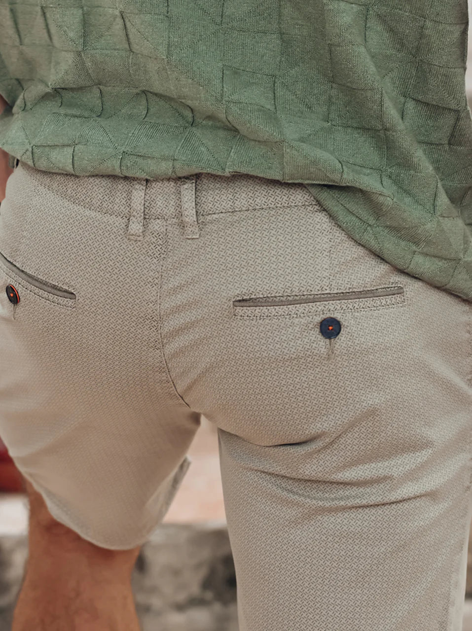 Bermuda Print Shorts