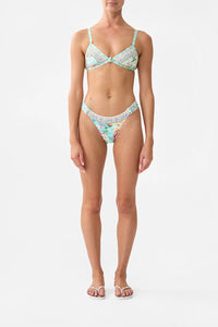 Bikini Bottom with Ruched Knot Sides