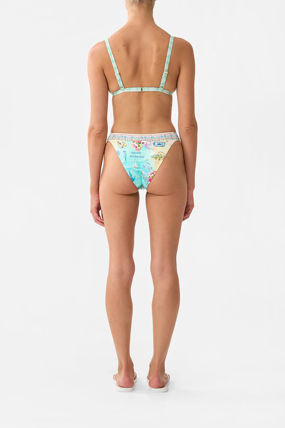 Bikini Bottom with Ruched Knot Sides