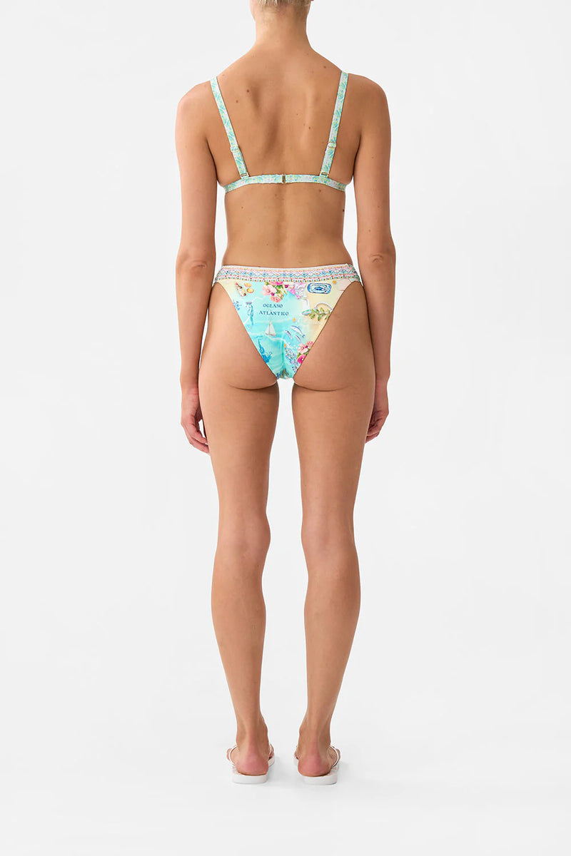 Bikini Bottom with Ruched Knot Sides