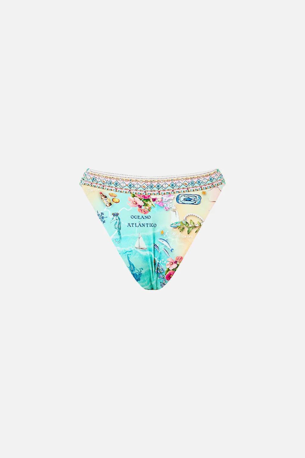 Bikini Bottom with Ruched Knot Sides