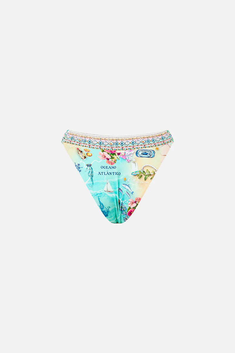 Bikini Bottom with Ruched Knot Sides