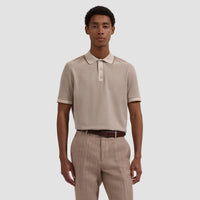 Bird's Eye Three-Button Polo